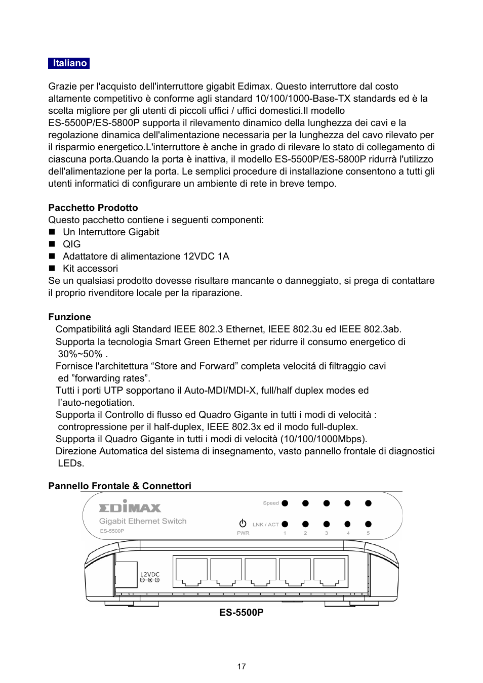 Edimax Technology ES-5500P User Manual | Page 18 / 44