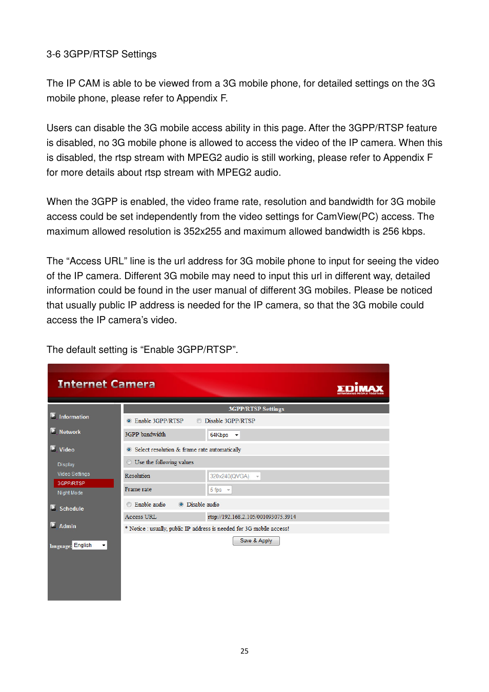 Edimax Technology IC-9000 User Manual | Page 25 / 118