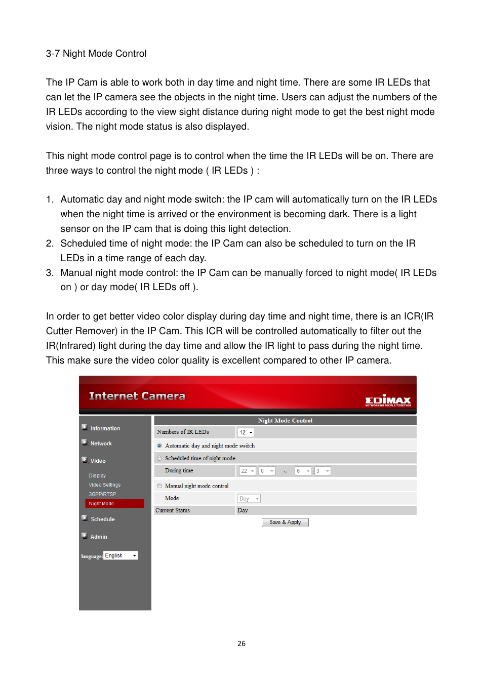 Edimax Technology IC-9000 User Manual | Page 26 / 118