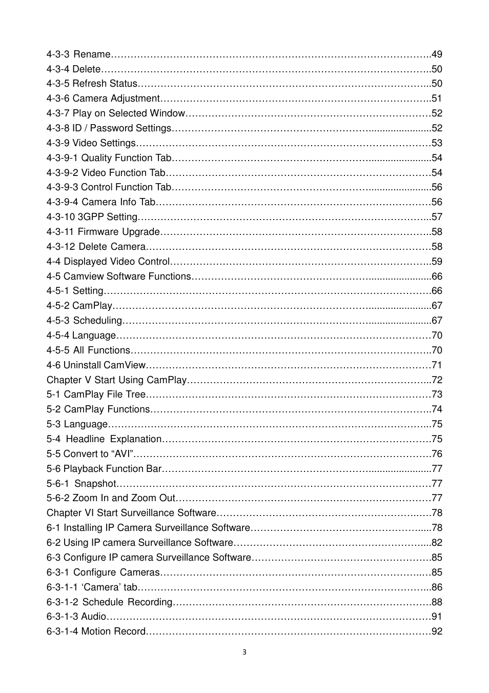Edimax Technology IC-9000 User Manual | Page 3 / 118