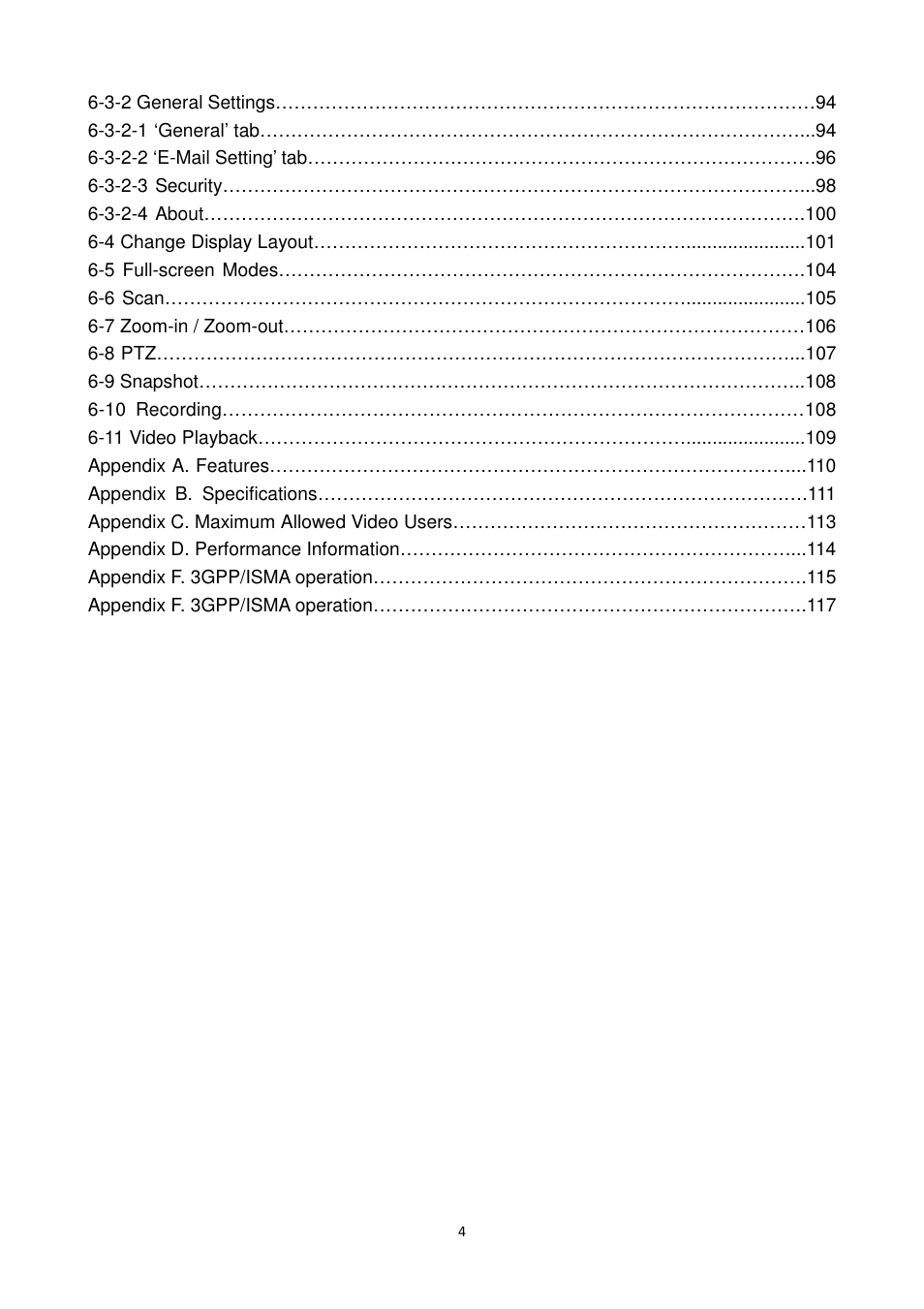 Edimax Technology IC-9000 User Manual | Page 4 / 118