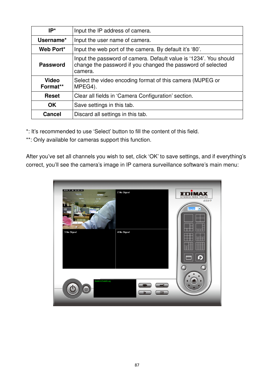 Edimax Technology IC-9000 User Manual | Page 87 / 118
