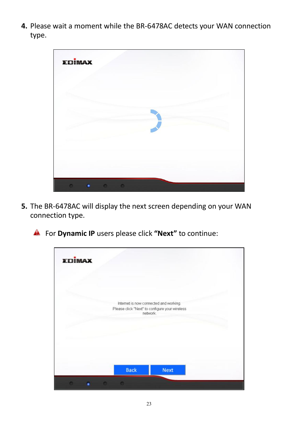 Edimax Technology BR-6478AC User Manual | Page 23 / 74