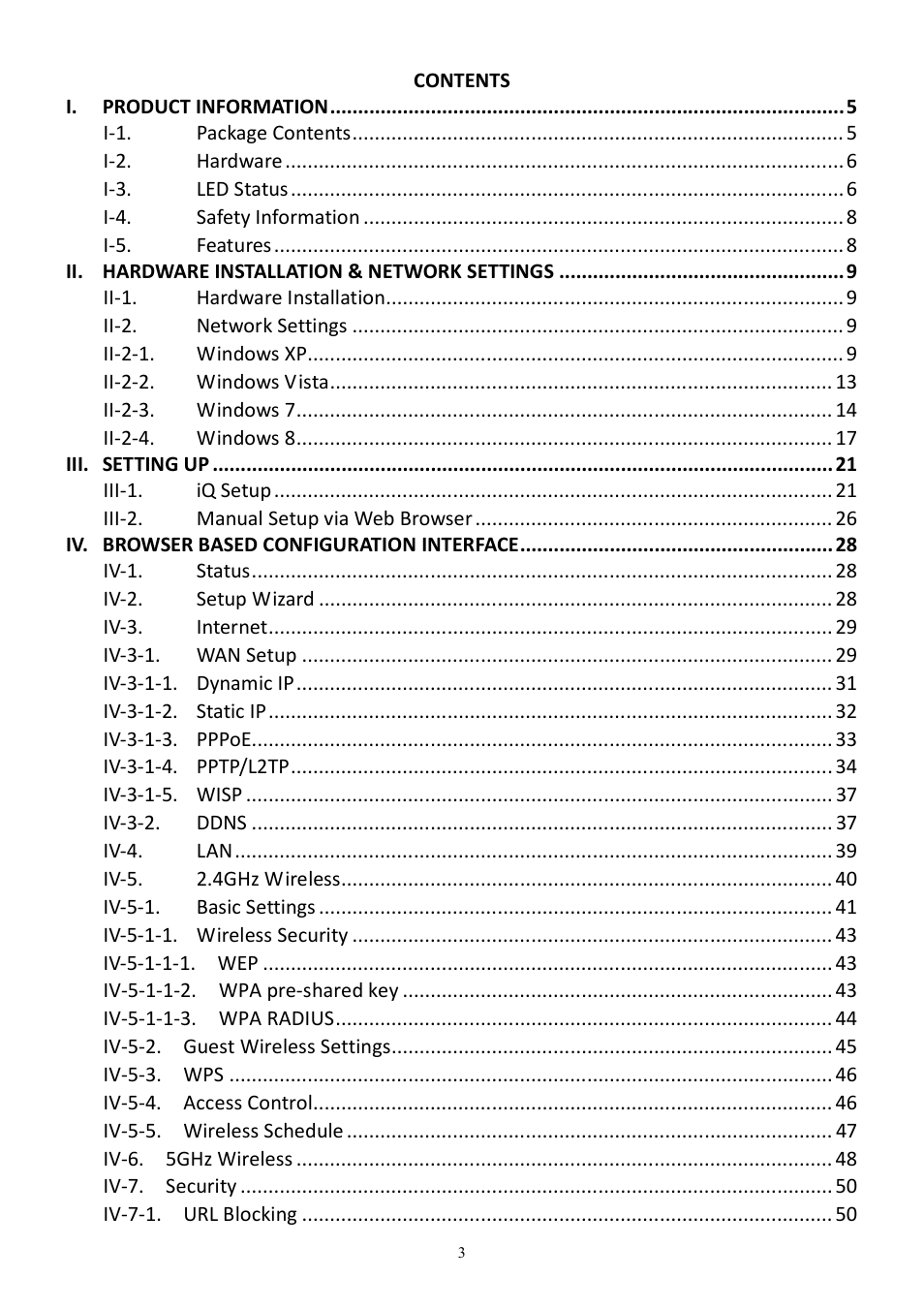 Edimax Technology BR-6478AC User Manual | Page 3 / 74