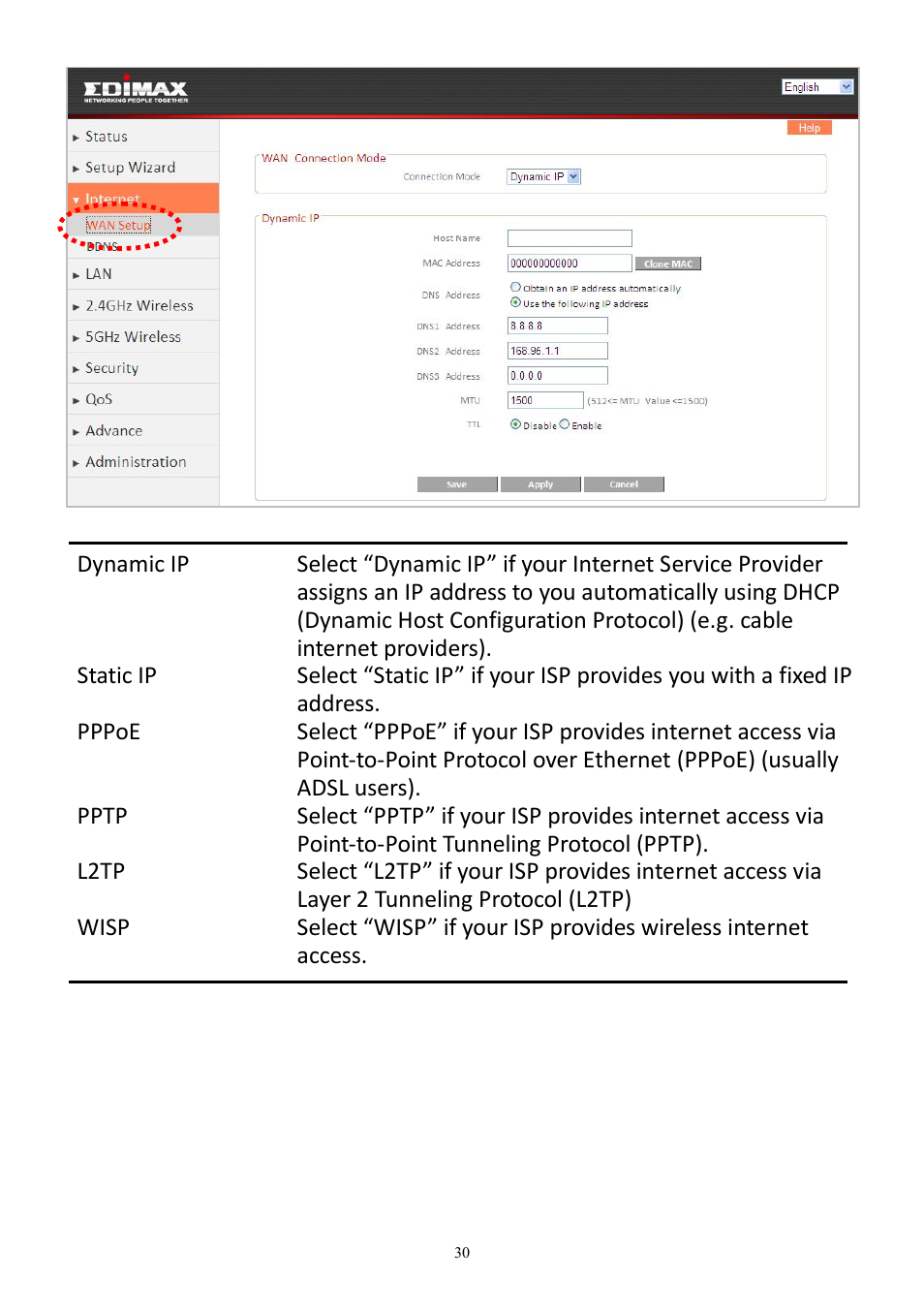 Edimax Technology BR-6478AC User Manual | Page 30 / 74
