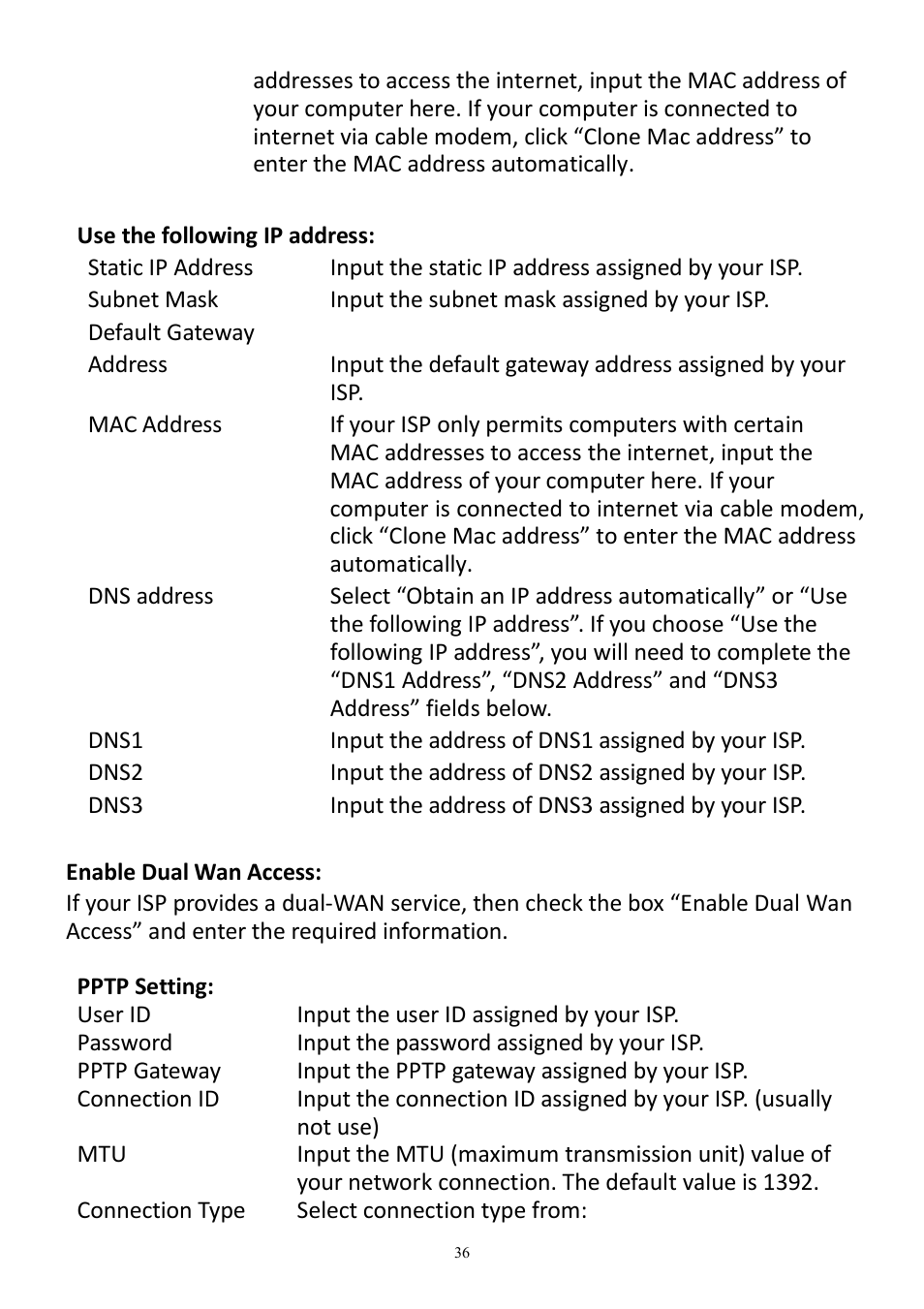 Edimax Technology BR-6478AC User Manual | Page 36 / 74