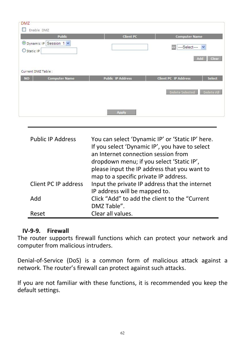 Edimax Technology BR-6478AC User Manual | Page 62 / 74