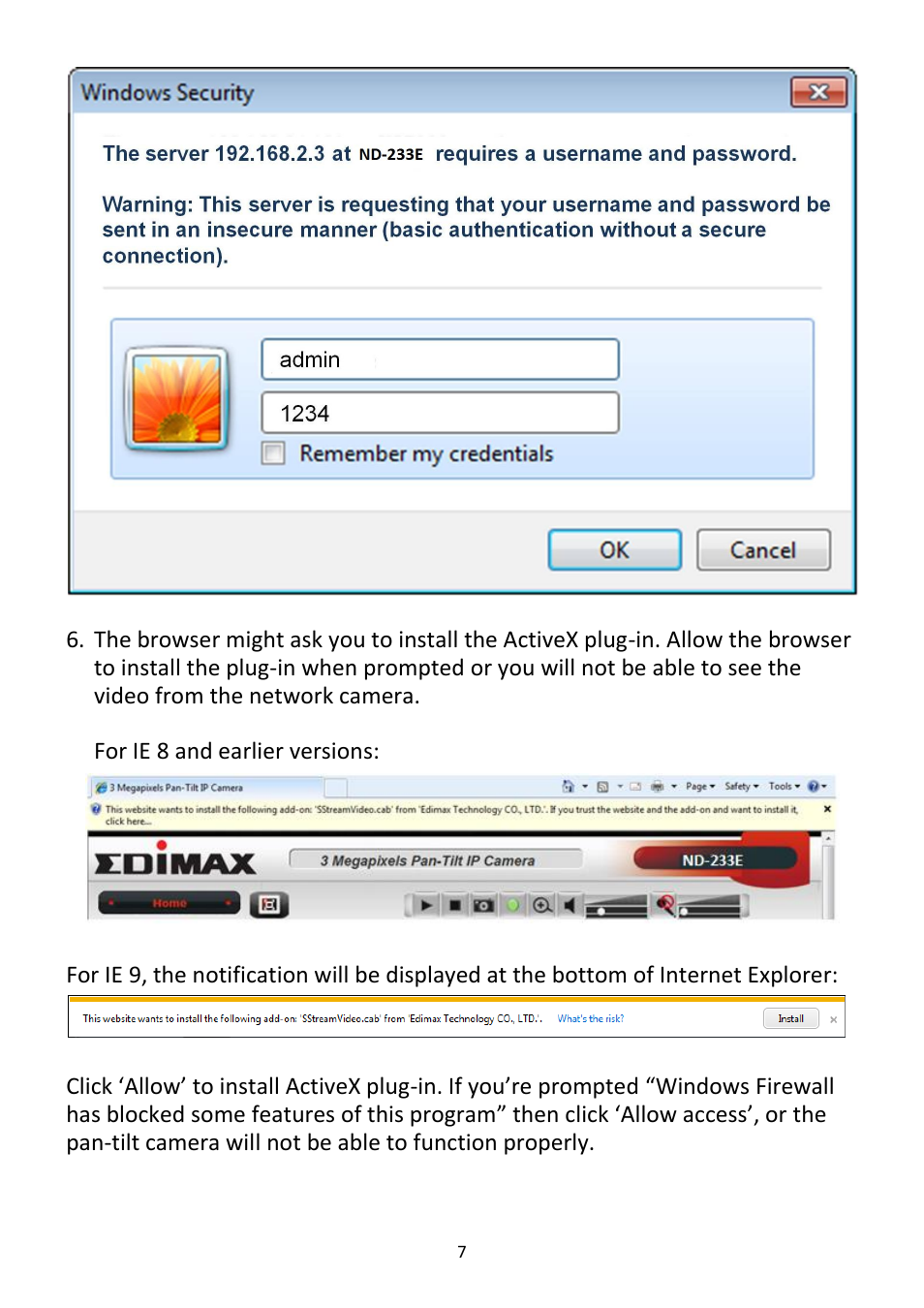 Edimax Technology ND-233E User Manual | Page 8 / 16