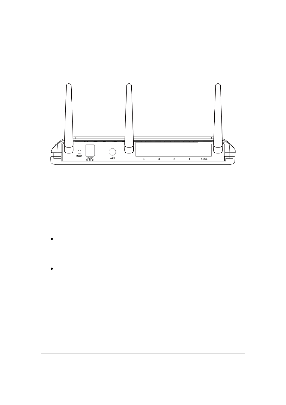 Hardware placement, Rear panel | Edimax Technology AR-7265WnB User Manual | Page 12 / 80