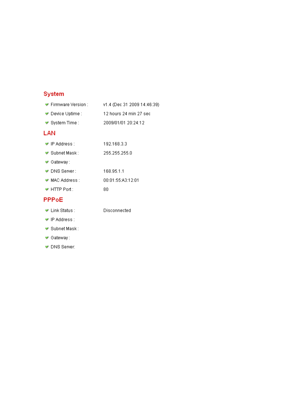 5 status | Edimax Technology IC-7010PTn User Manual | Page 81 / 136