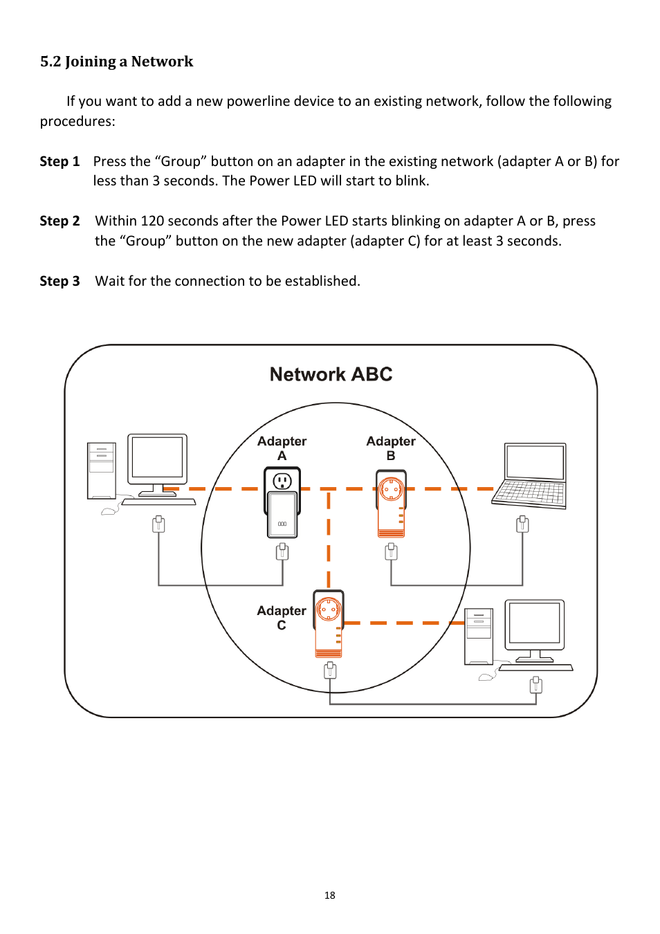 2 joining a network | Edimax Technology HP-2003AV User Manual | Page 19 / 24