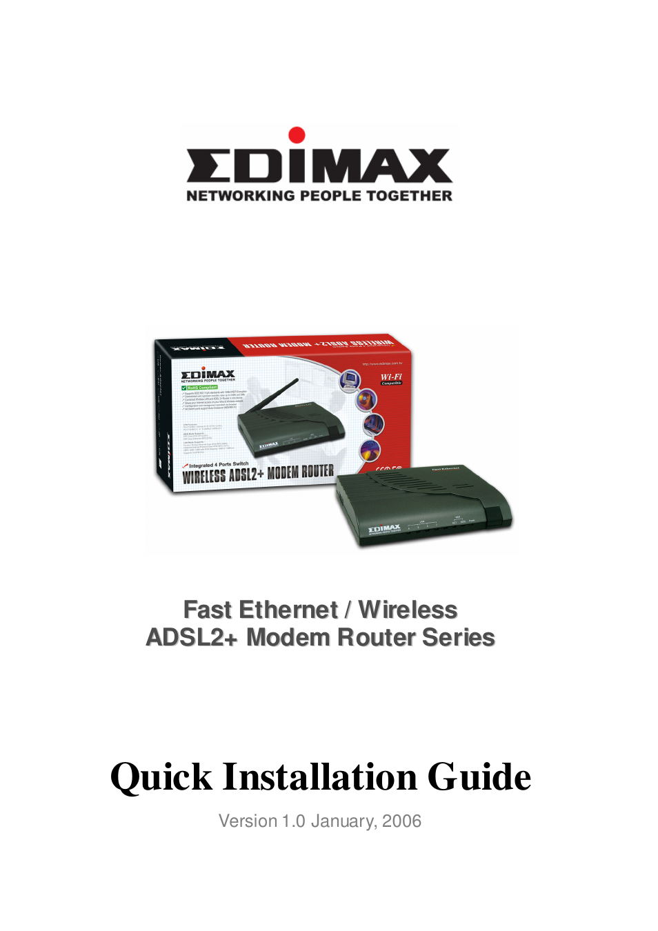 Edimax Technology AR-7064+ User Manual | 77 pages