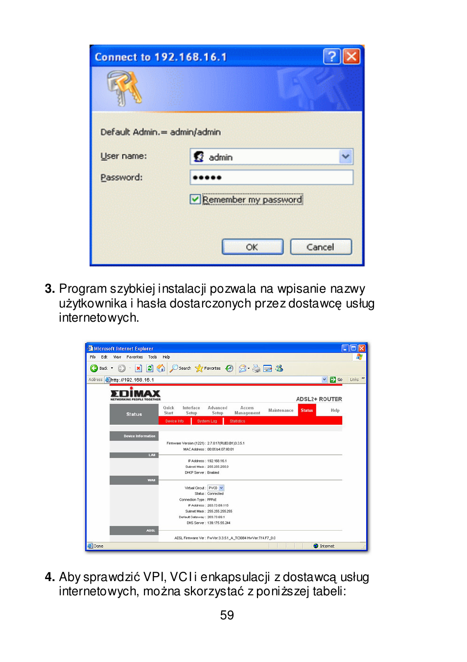 Edimax Technology AR-7064+ User Manual | Page 60 / 77
