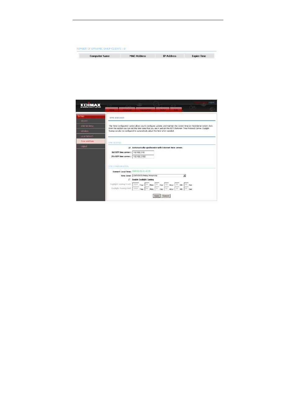 Time and date | Edimax Technology AR-7284WnB User Manual | Page 35 / 97