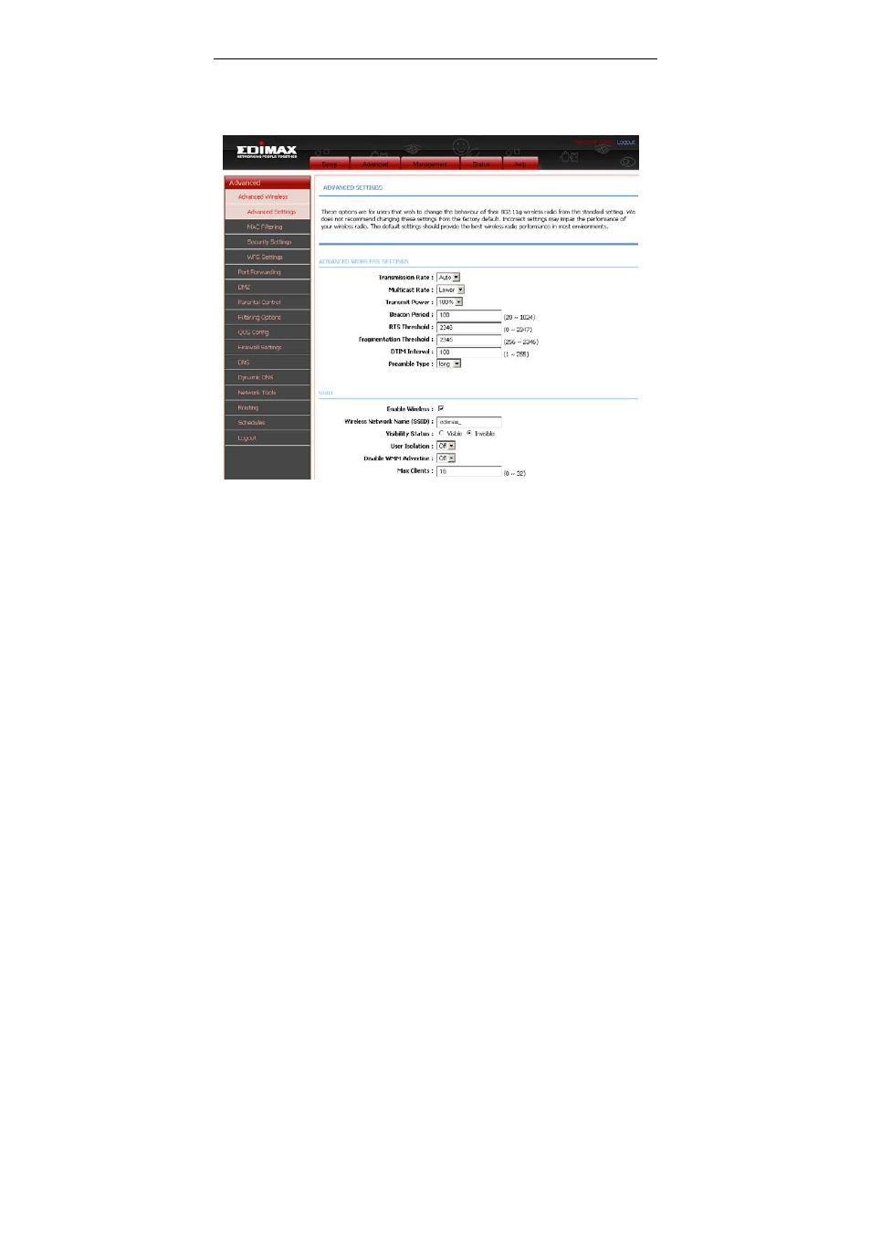 Edimax Technology AR-7284WnB User Manual | Page 38 / 97