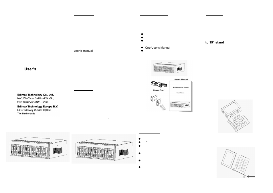 Edimax Technology ET-950MCR User Manual | 2 pages