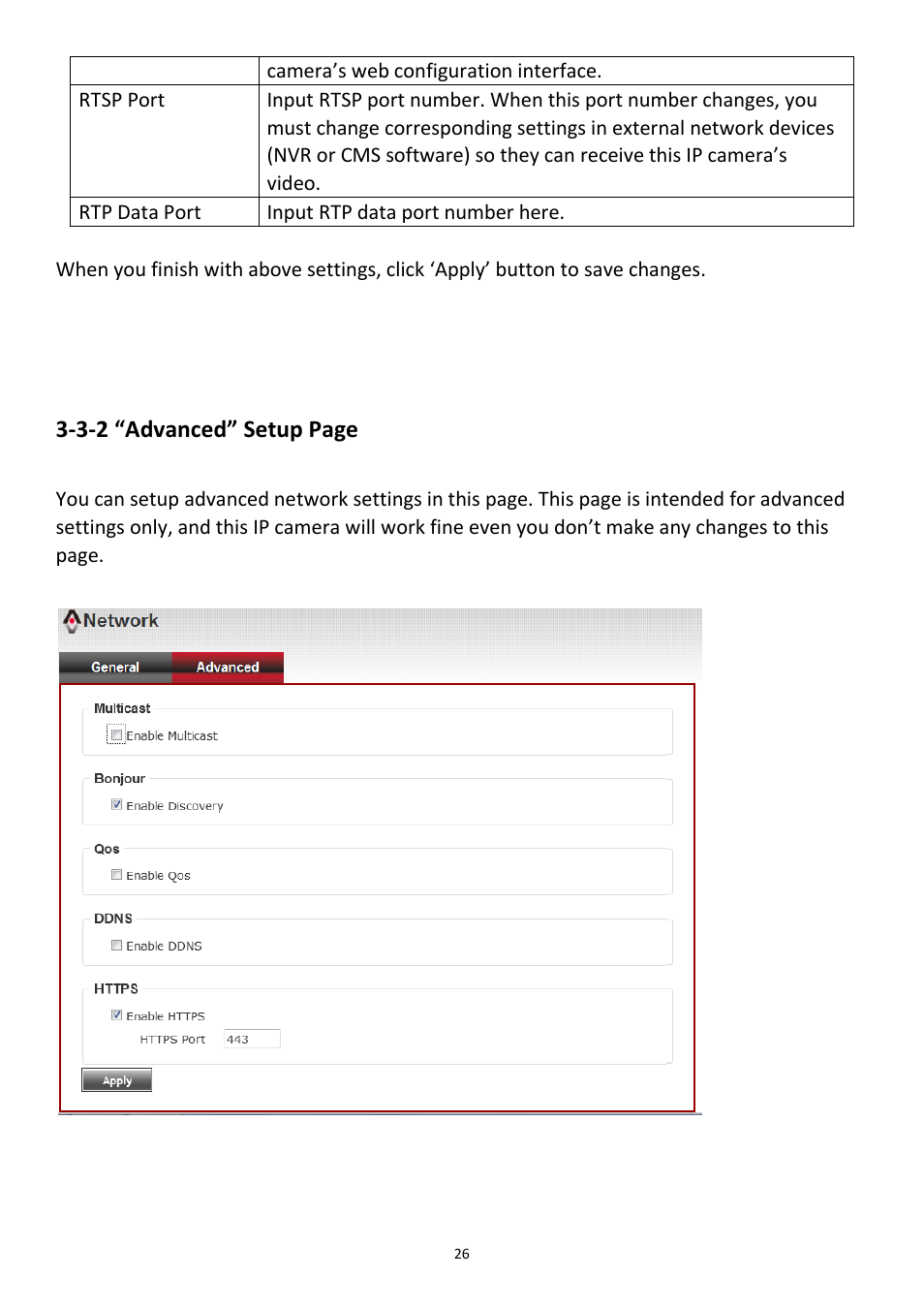 3-2 “advanced” setup page | Edimax Technology PT-31W User Manual | Page 27 / 112