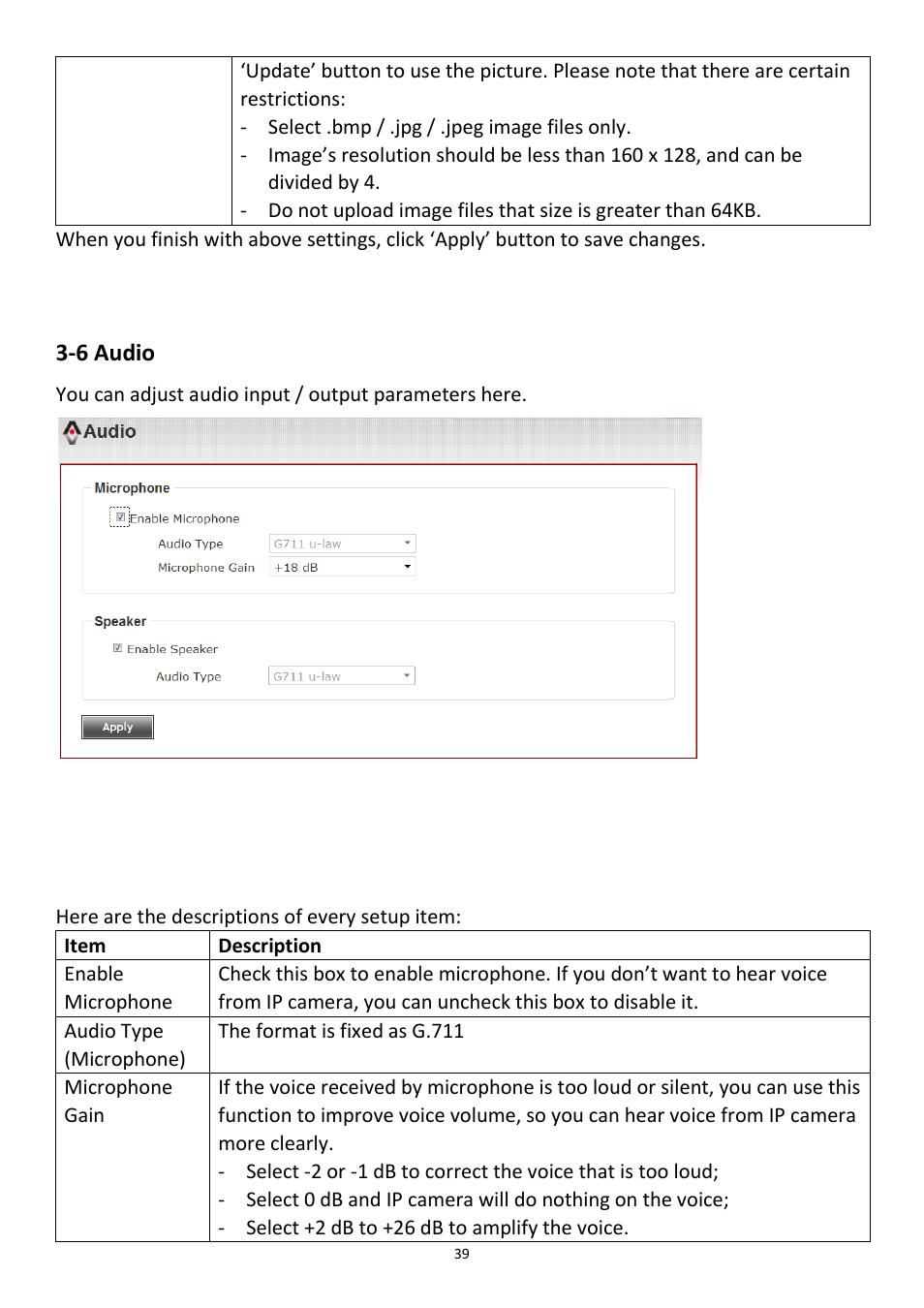 6 audio | Edimax Technology PT-31W User Manual | Page 40 / 112