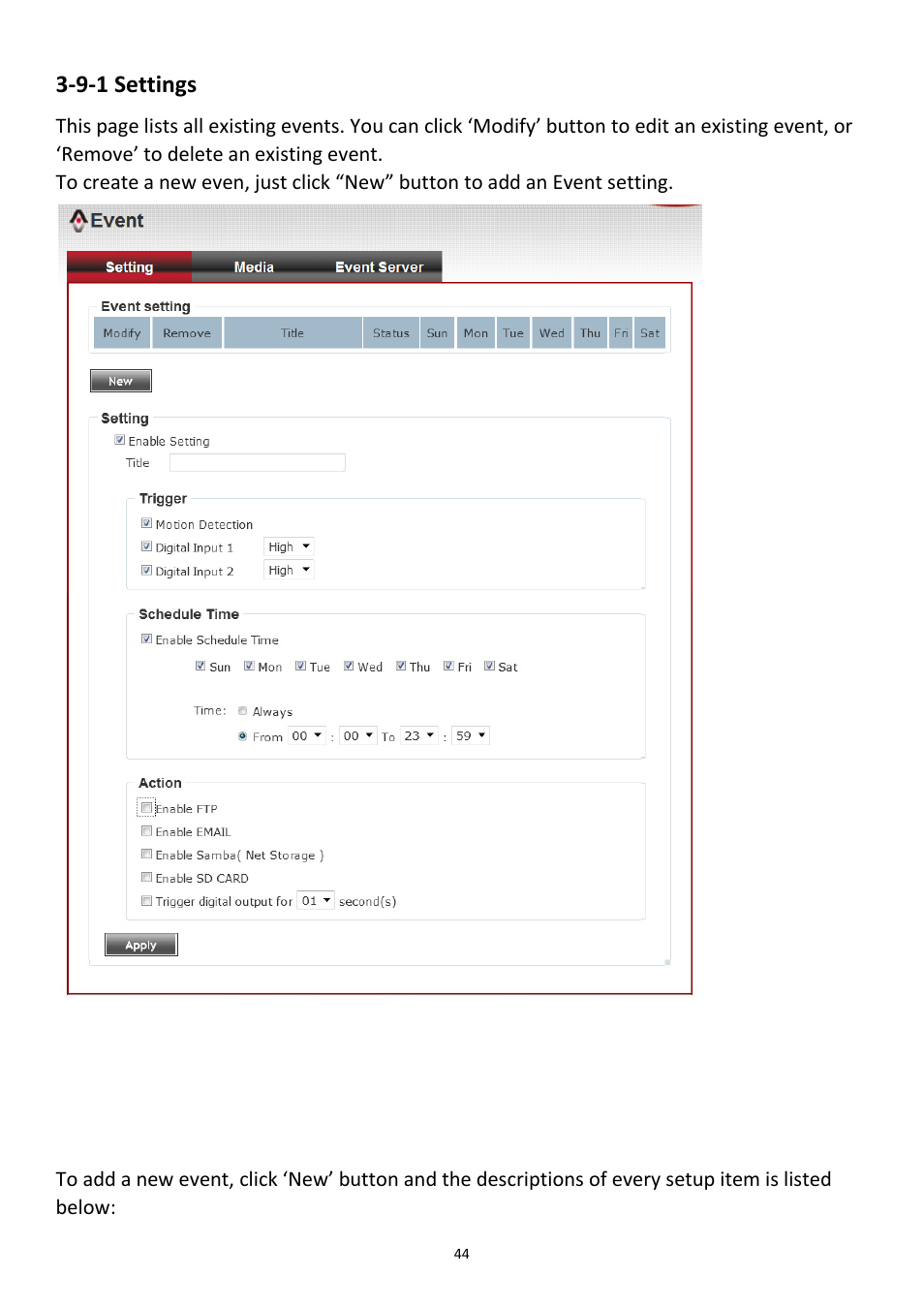 9-1 settings | Edimax Technology PT-31W User Manual | Page 45 / 112