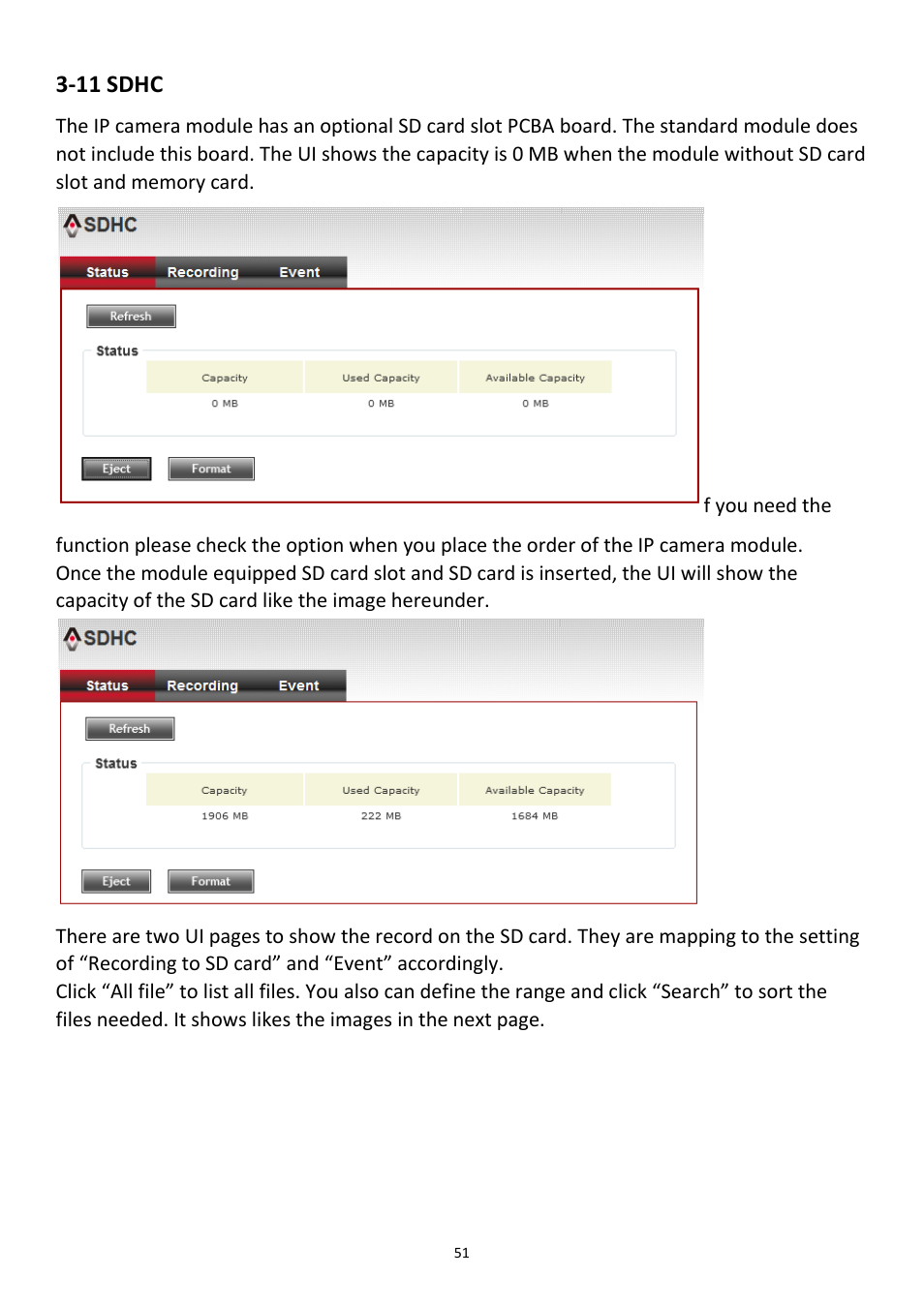 11 sdhc | Edimax Technology PT-31W User Manual | Page 52 / 112