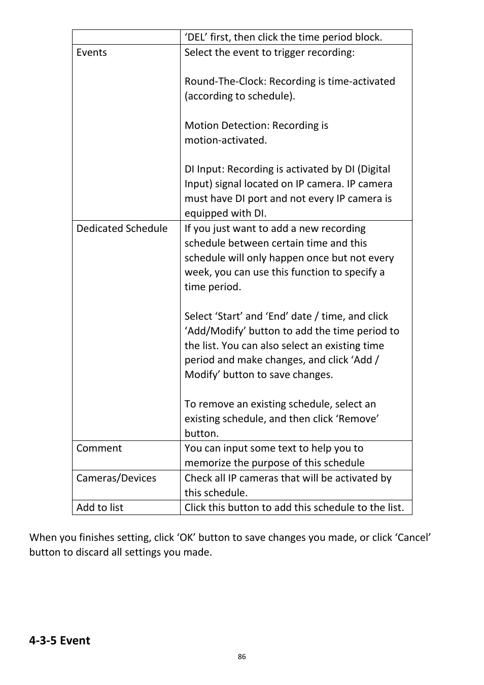 3-5 event | Edimax Technology PT-31W User Manual | Page 87 / 112
