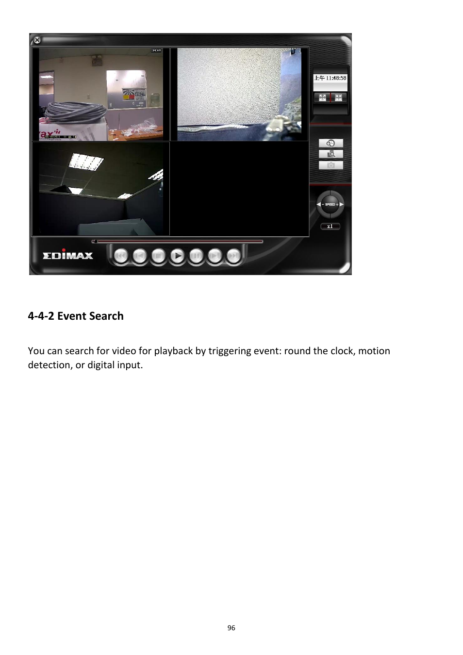 4-2 event search | Edimax Technology PT-31W User Manual | Page 97 / 112