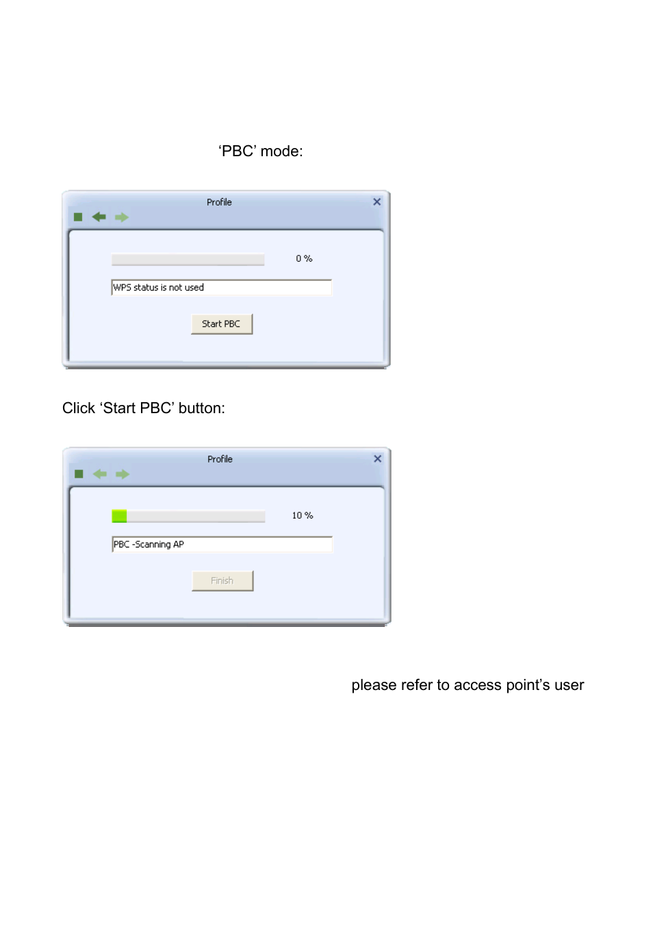 3-5-1 pbc mode wps configuration | Edimax Technology EW-7722PnD User Manual | Page 30 / 55