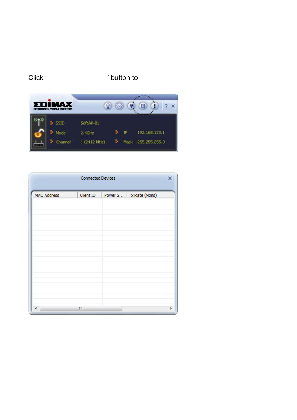 5 associate list | Edimax Technology EW-7722PnD User Manual | Page 45 / 55
