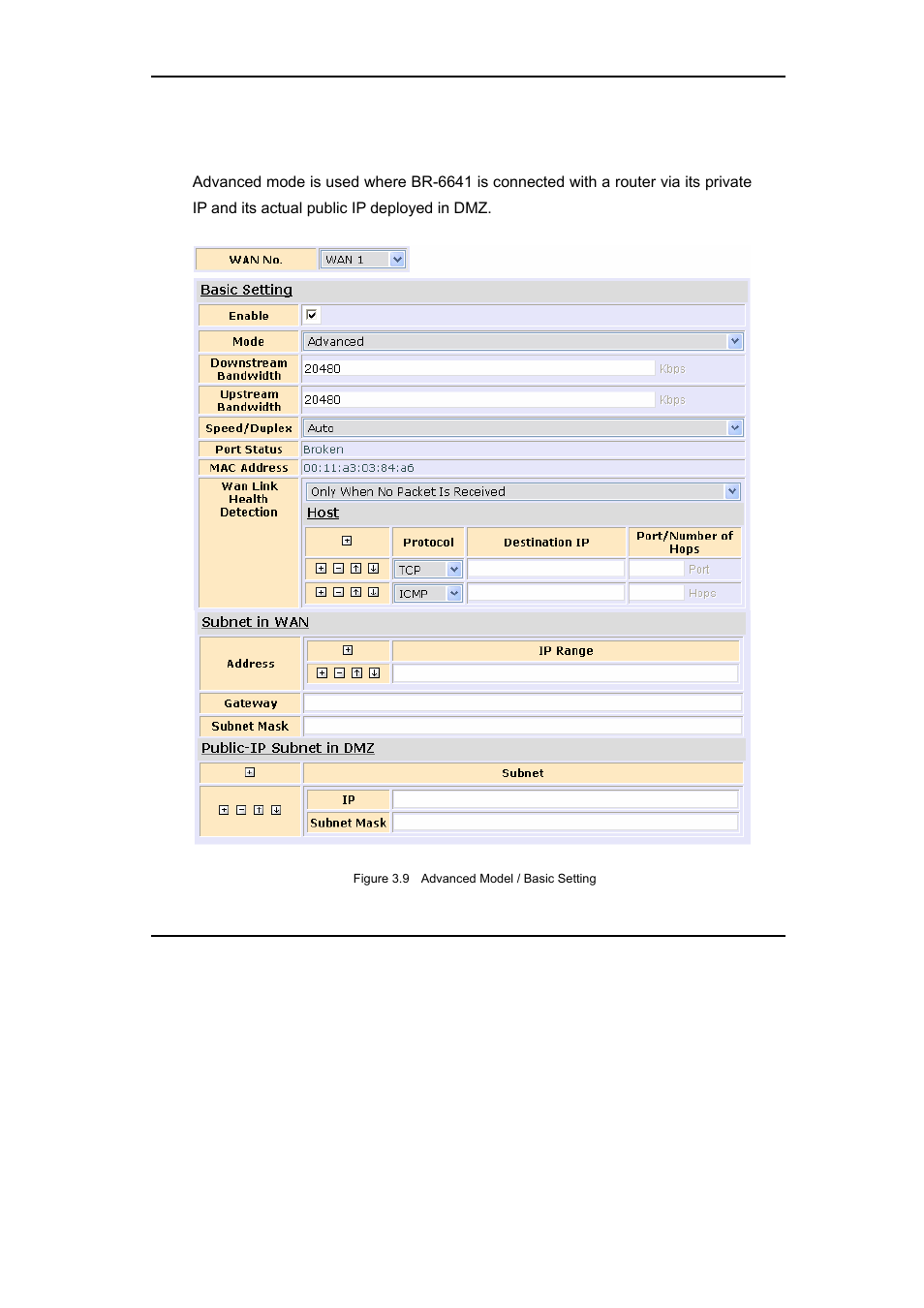 5 advanced mode | Edimax Technology BR-6641 User Manual | Page 38 / 86