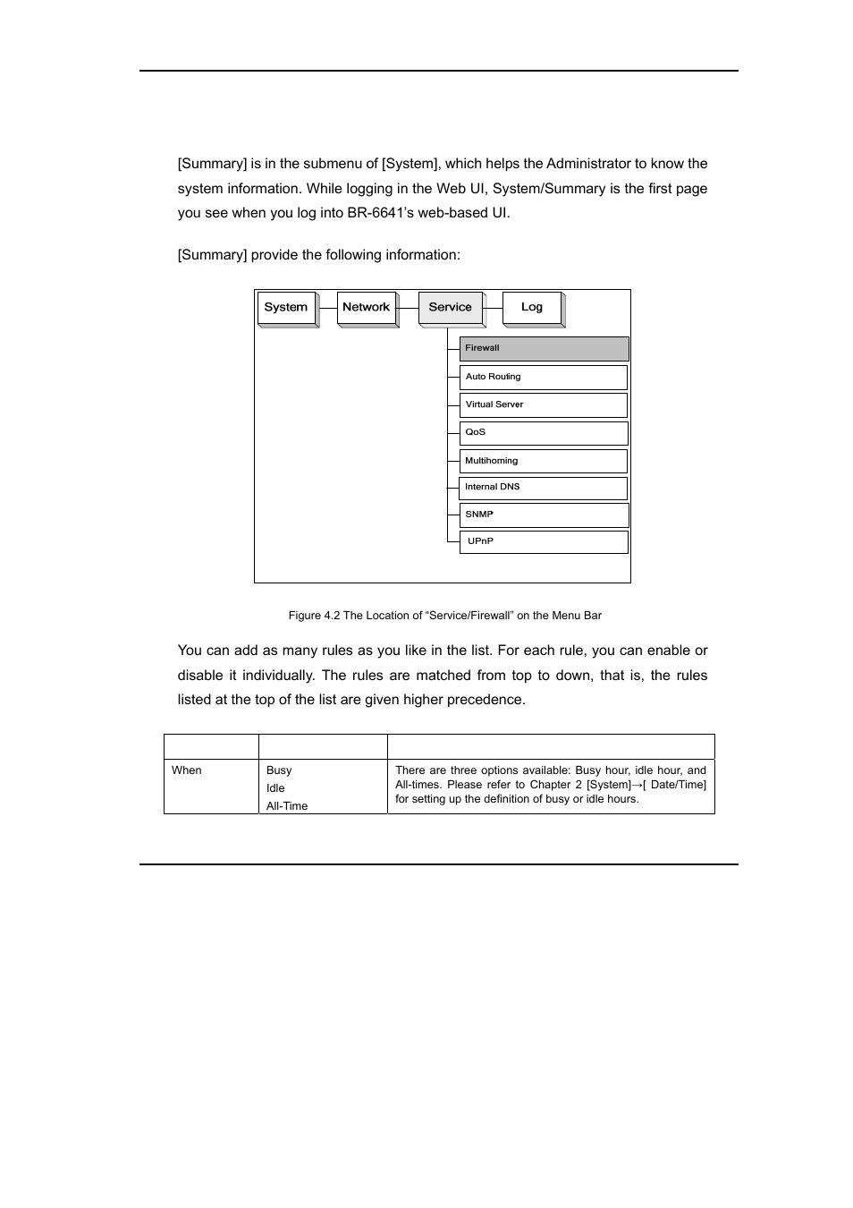 1 firewall | Edimax Technology BR-6641 User Manual | Page 55 / 86