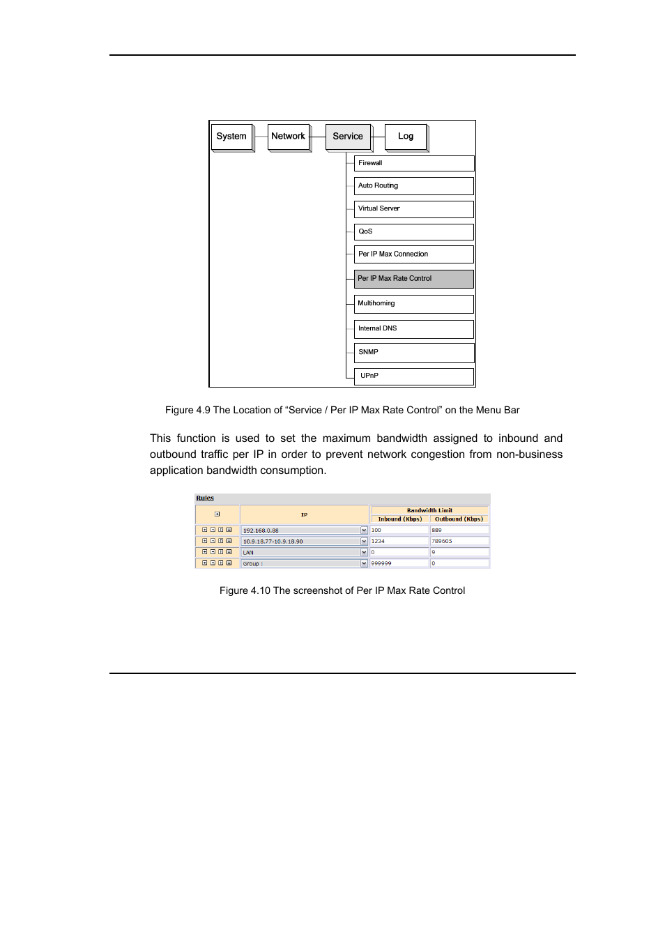 6 per ip max rate control | Edimax Technology BR-6641 User Manual | Page 69 / 86