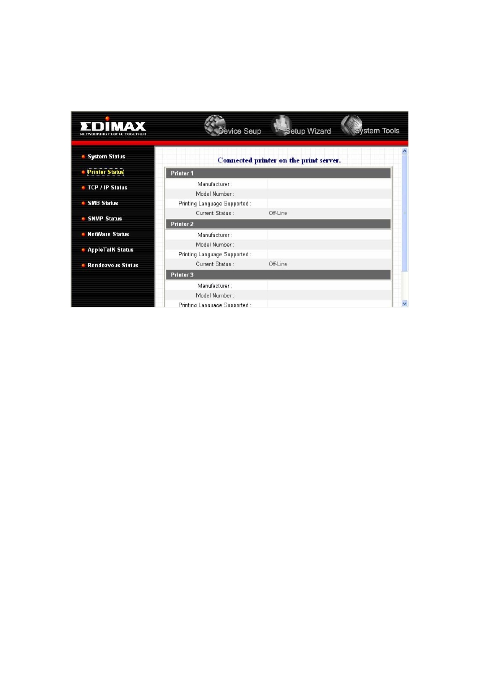Edimax Technology PS-3207U User Manual | Page 109 / 158