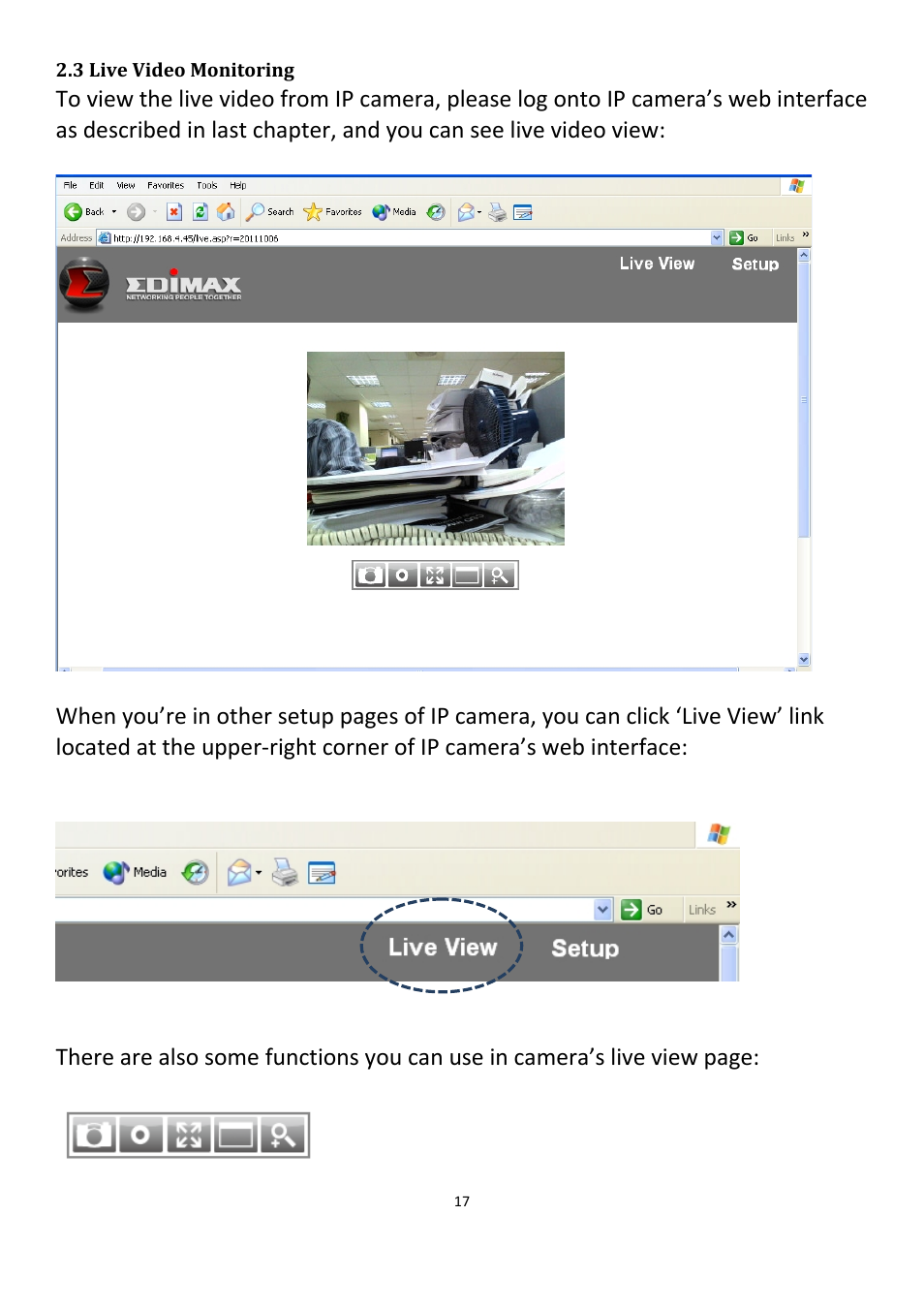 Edimax Technology IC-3015Wn User Manual | Page 18 / 108