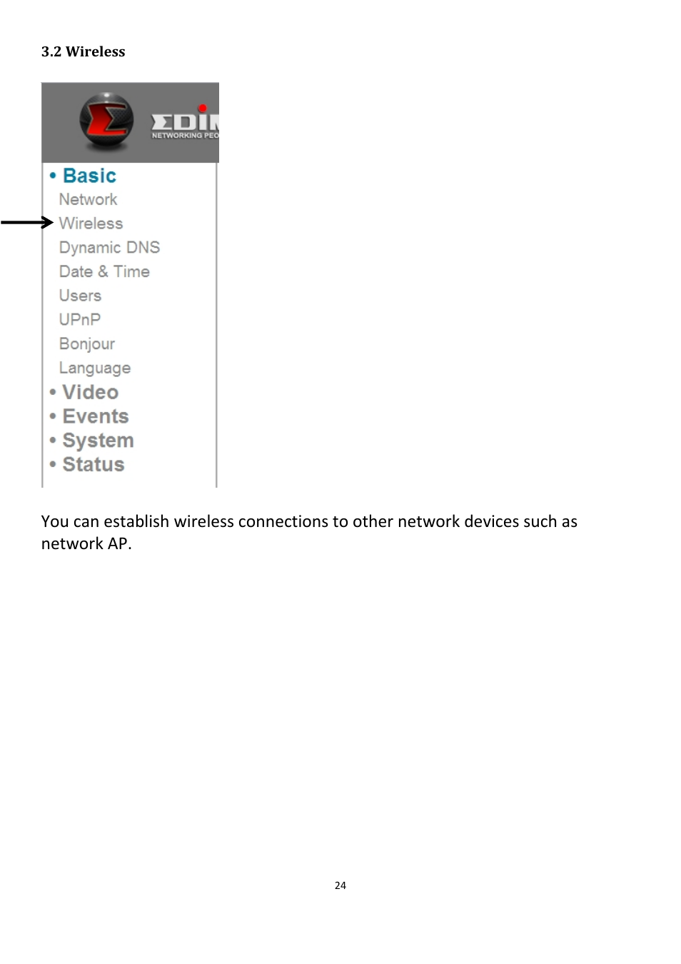 Edimax Technology IC-3015Wn User Manual | Page 25 / 108