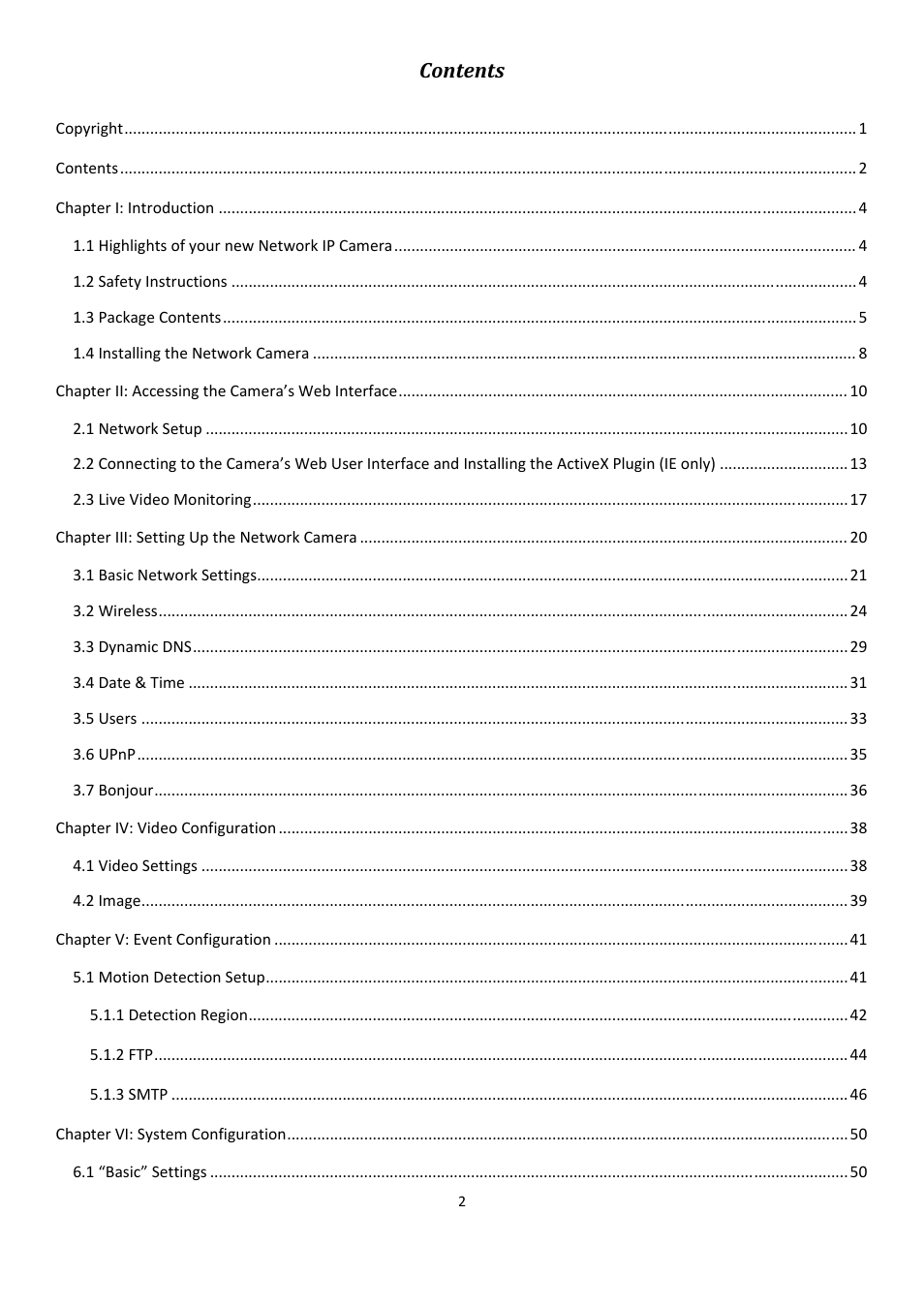 Edimax Technology IC-3015Wn User Manual | Page 3 / 108