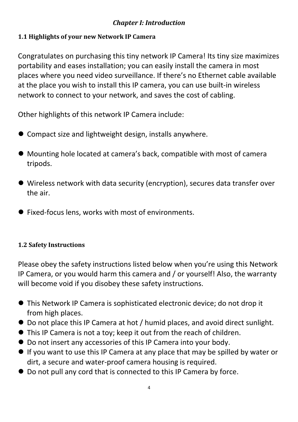 Edimax Technology IC-3015Wn User Manual | Page 5 / 108