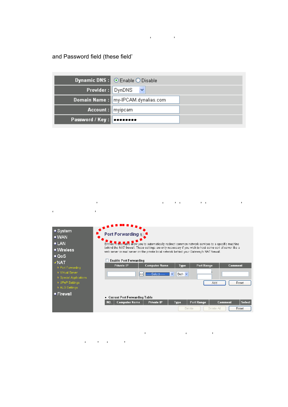 2 open ports required by ip cam | Edimax Technology IC-3030iWn User Manual | Page 119 / 127