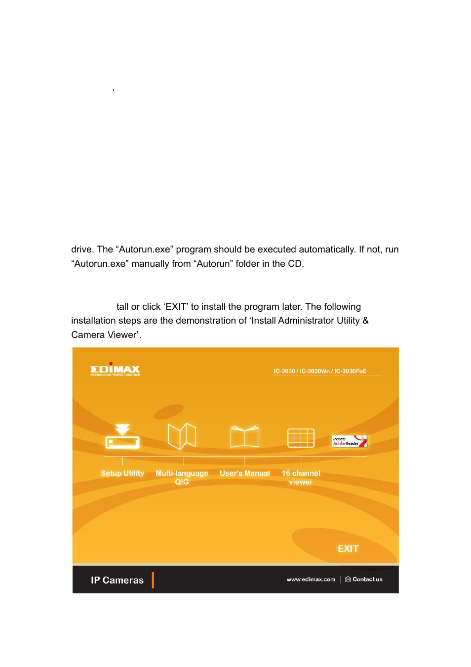 8 using camera admin software to locate camera | Edimax Technology IC-3030iWn User Manual | Page 18 / 127