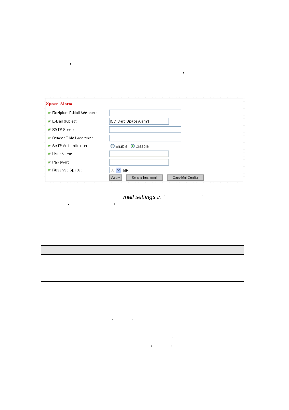 2 space alarm | Edimax Technology IC-3030iWn User Manual | Page 73 / 127