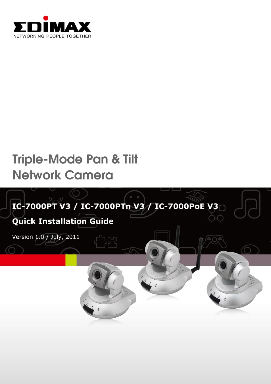 Edimax Technology IC-7000PTn V3 User Manual | 13 pages