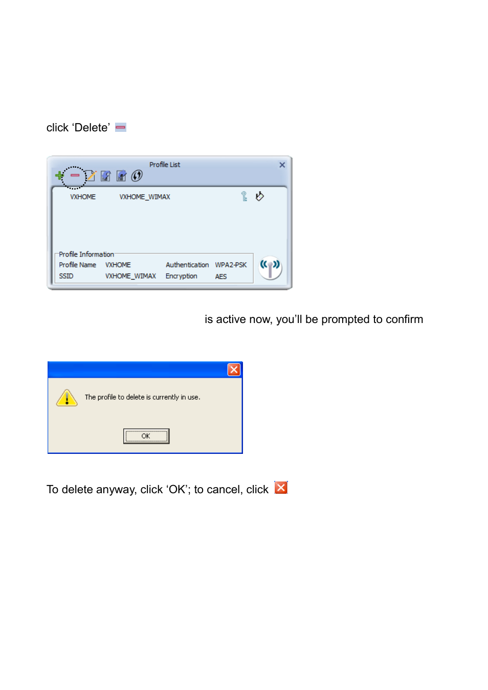 3-2 remove an existing profile | Edimax Technology EW-7733UnD User Manual | Page 25 / 56