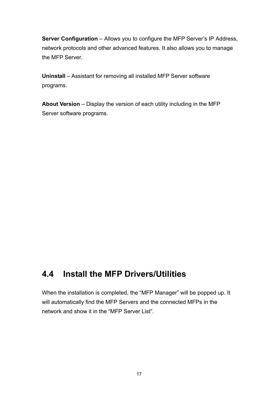 4 install the mfp drivers/utilities | Edimax Technology PS-1206MFG User Manual | Page 25 / 142
