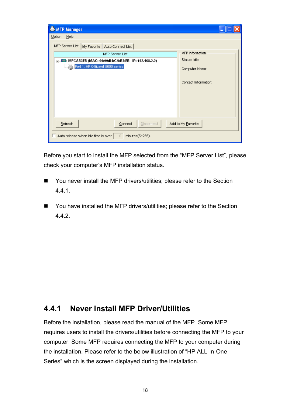 1 never install mfp driver/utilities | Edimax Technology PS-1206MFG User Manual | Page 26 / 142