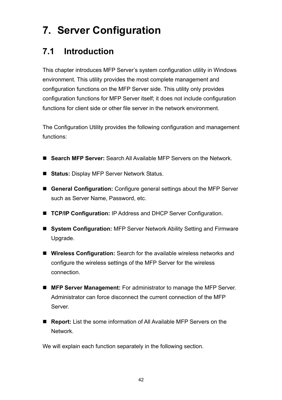 Server configuration, 1 introduction | Edimax Technology PS-1206MFG User Manual | Page 50 / 142