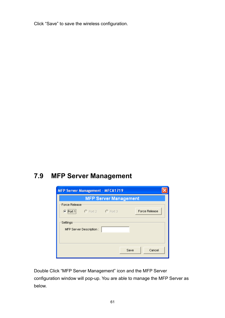 9 mfp server management | Edimax Technology PS-1206MFG User Manual | Page 69 / 142