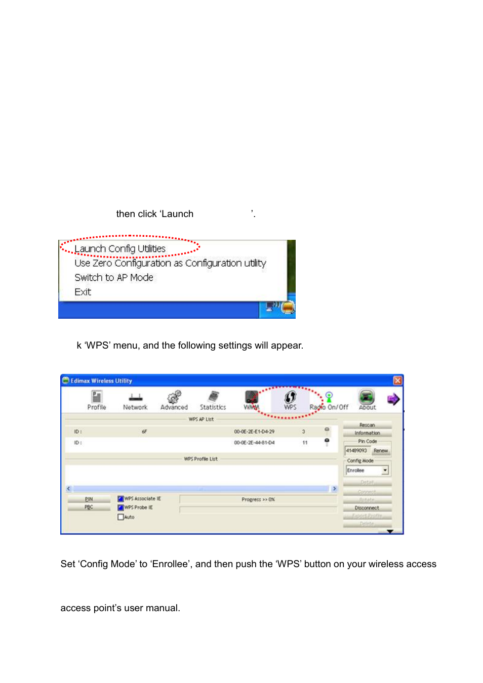 7-1 wps button (push-button), 7-2 wps setup - pbc (push-button configuration) | Edimax Technology EW-7722UnD User Manual | Page 48 / 80