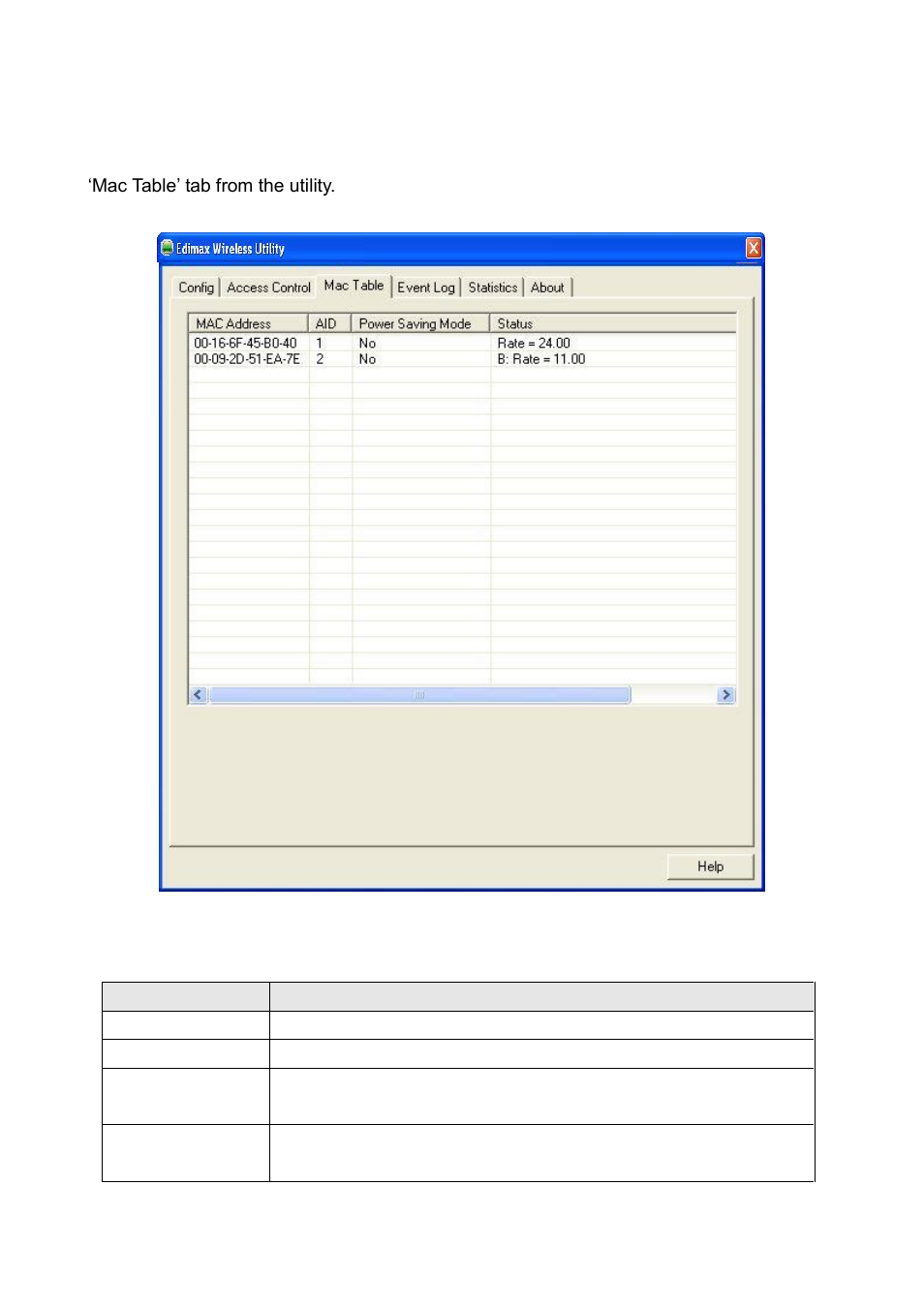 4 connection table | Edimax Technology EW-7722UnD User Manual | Page 65 / 80