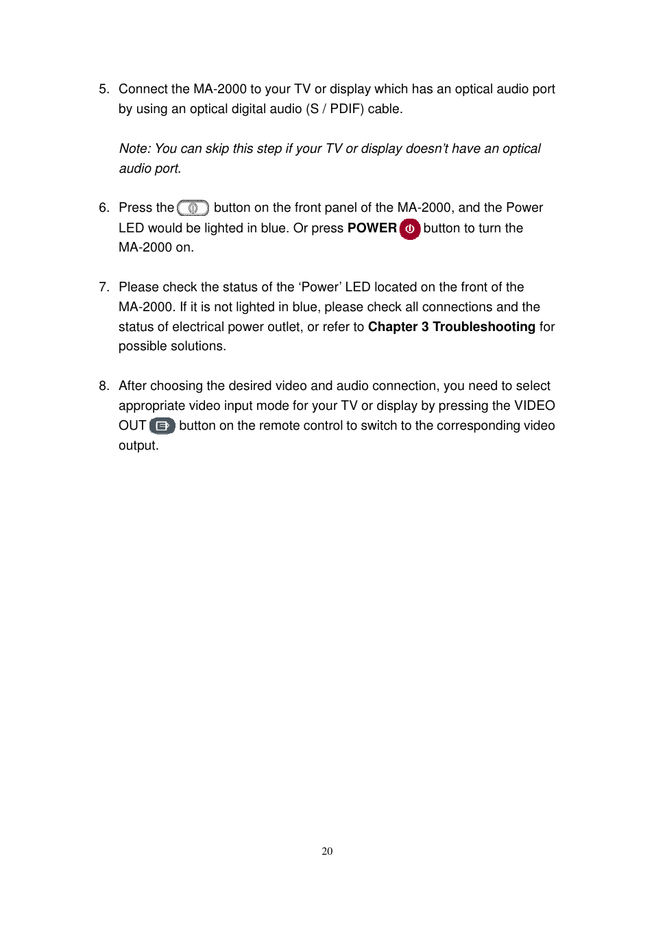 Edimax Technology MA-2000 User Manual | Page 20 / 48