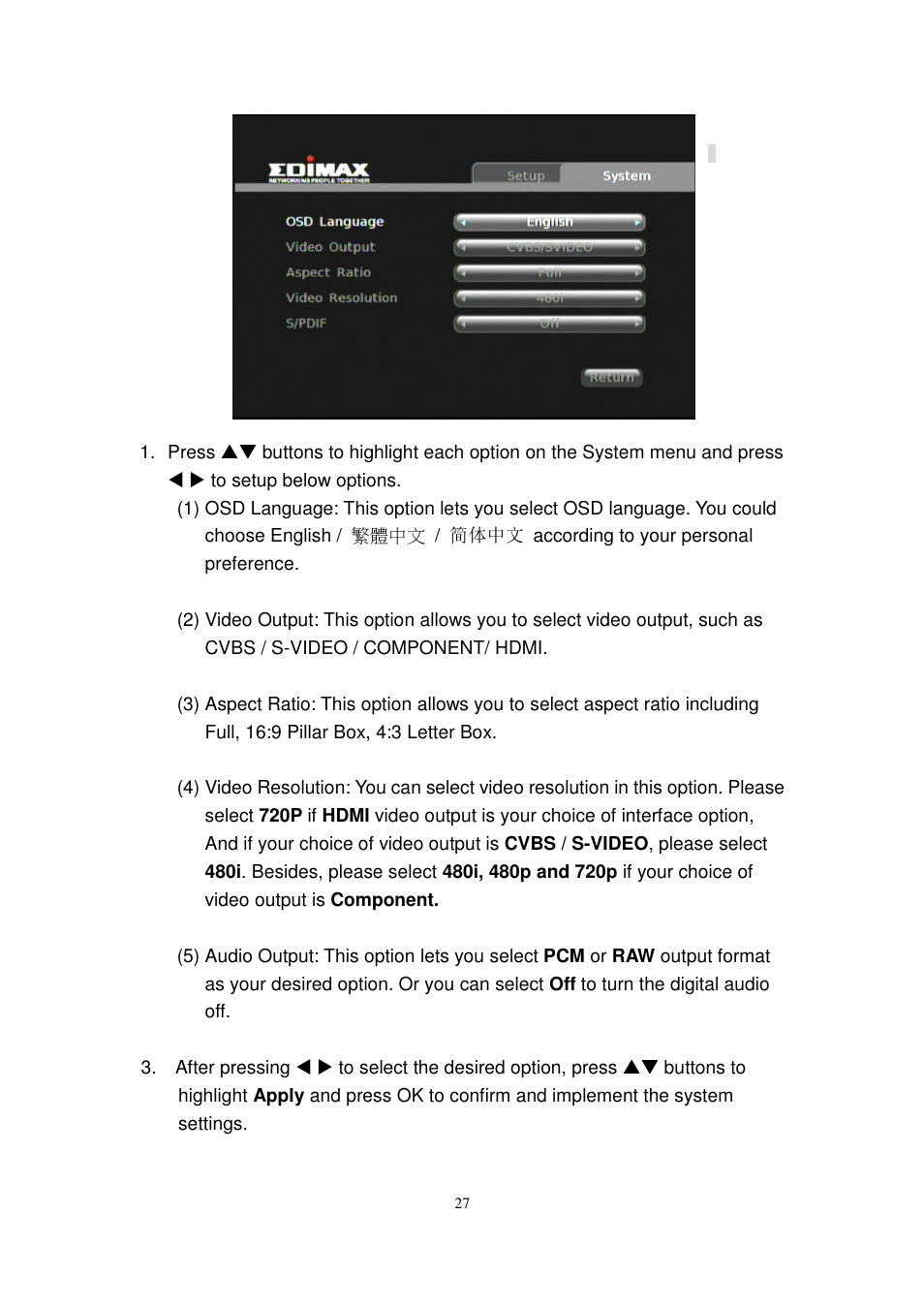 Edimax Technology MA-2000 User Manual | Page 27 / 48
