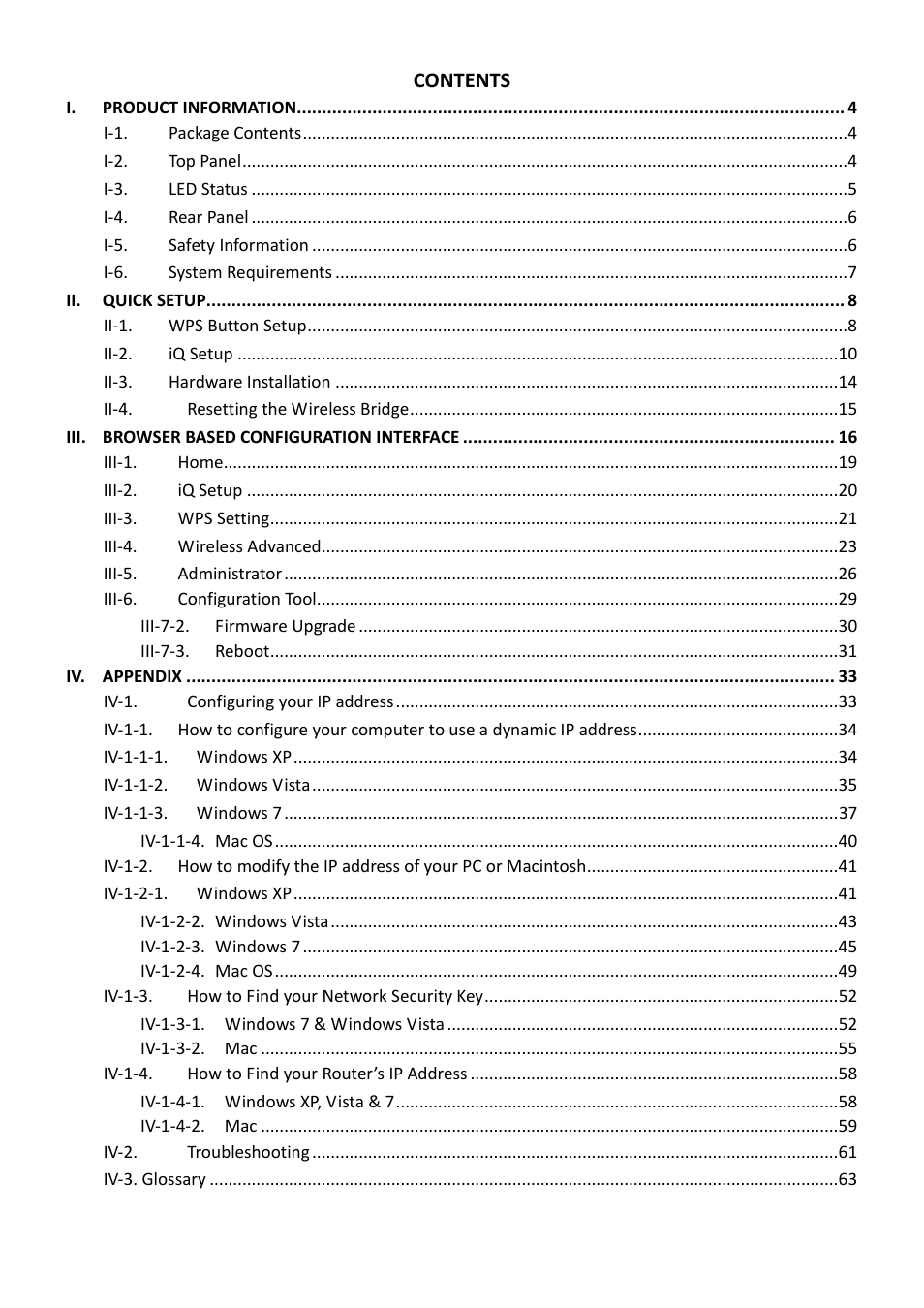 Edimax Technology CV-7428nS User Manual | Page 3 / 67